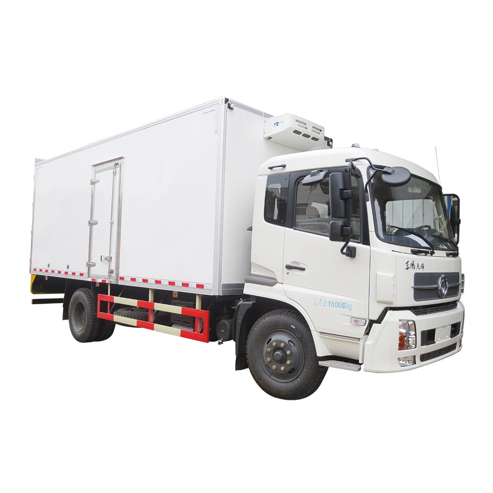 Dongfeng 10 Ton Box รถบรรทุกตู้เย็น