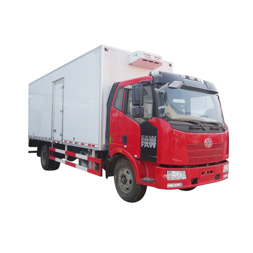 Faw 12 Ton รถบรรทุกตู้แช่เย็น
