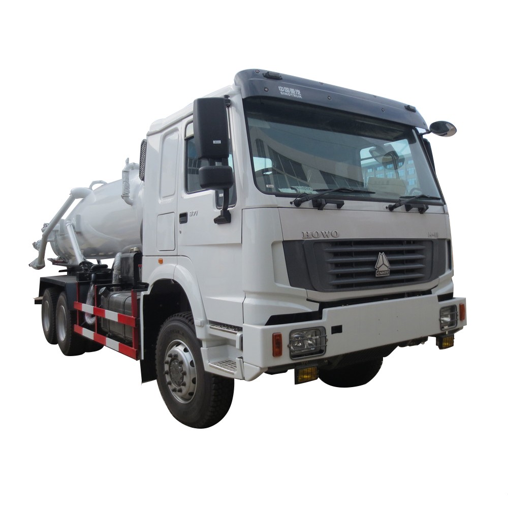 Howo 18 Cbm รถบรรทุกน้ำเสีย