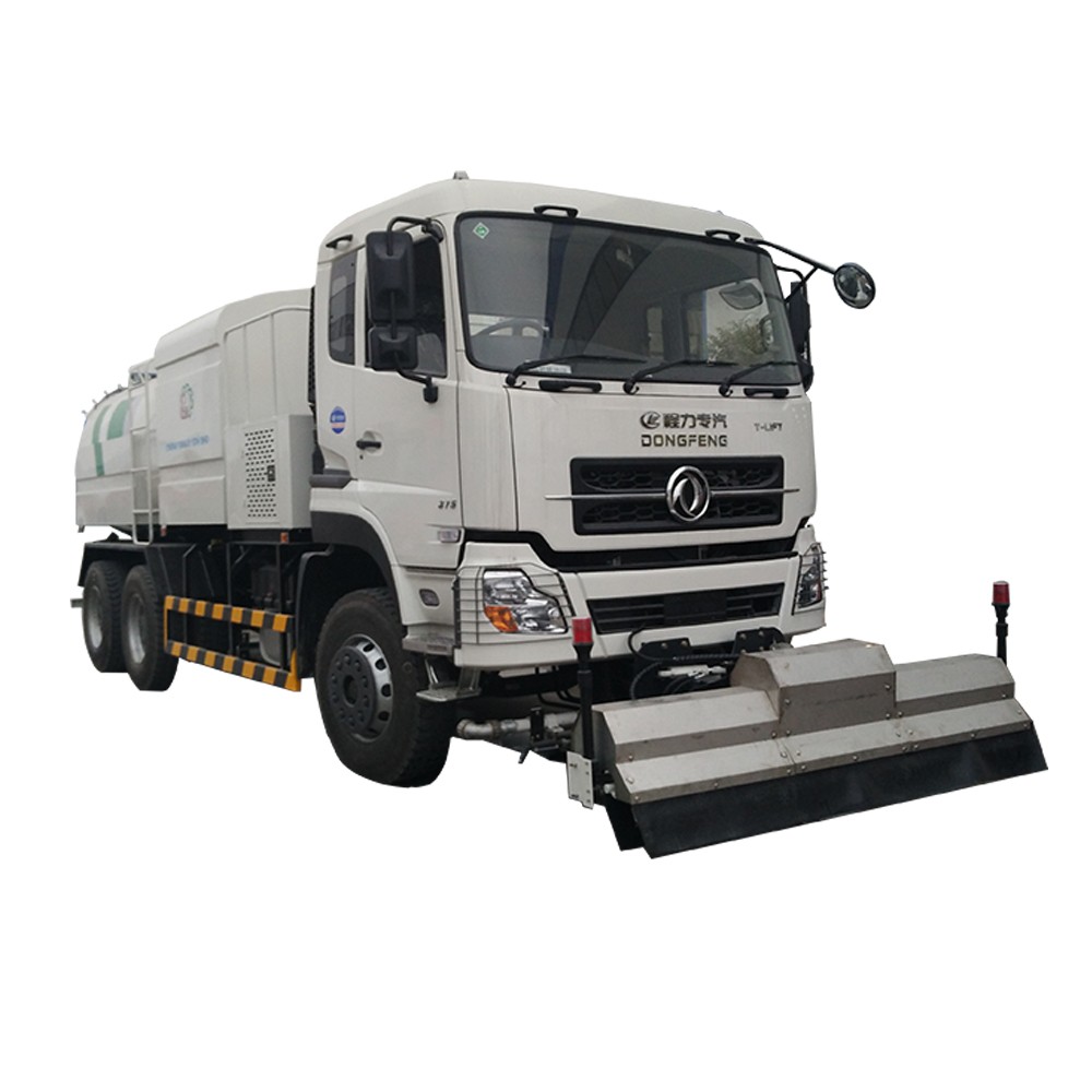 Dongfeng รถบรรทุกทำความสะอาดท่อระบายน้ำ 10 ล้อ