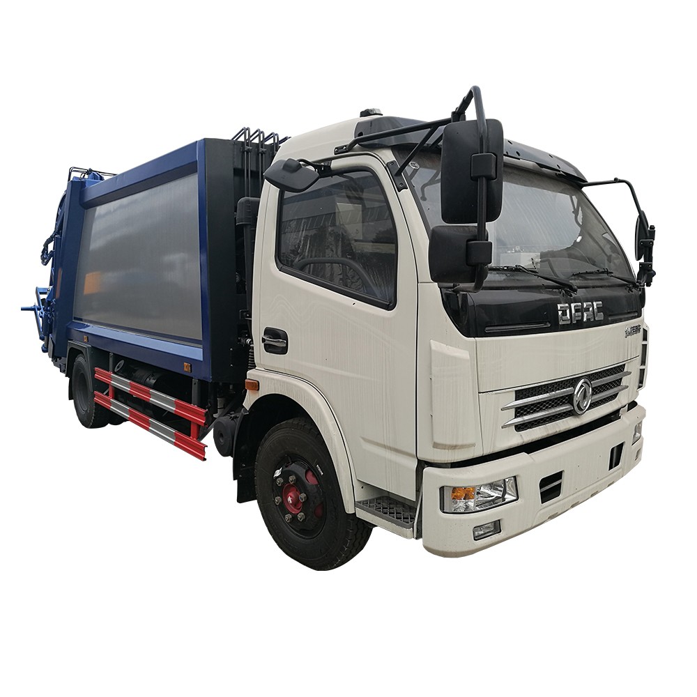 Dongfeng 8 M3 รถบรรทุกอัดขยะด้านหลัง