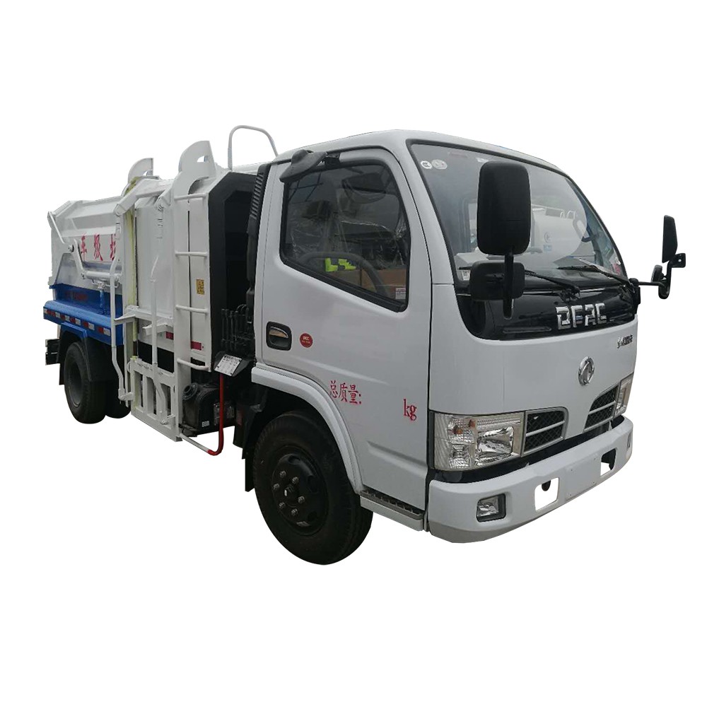 Dongfeng 4 * 2 เครื่องอัดขยะ